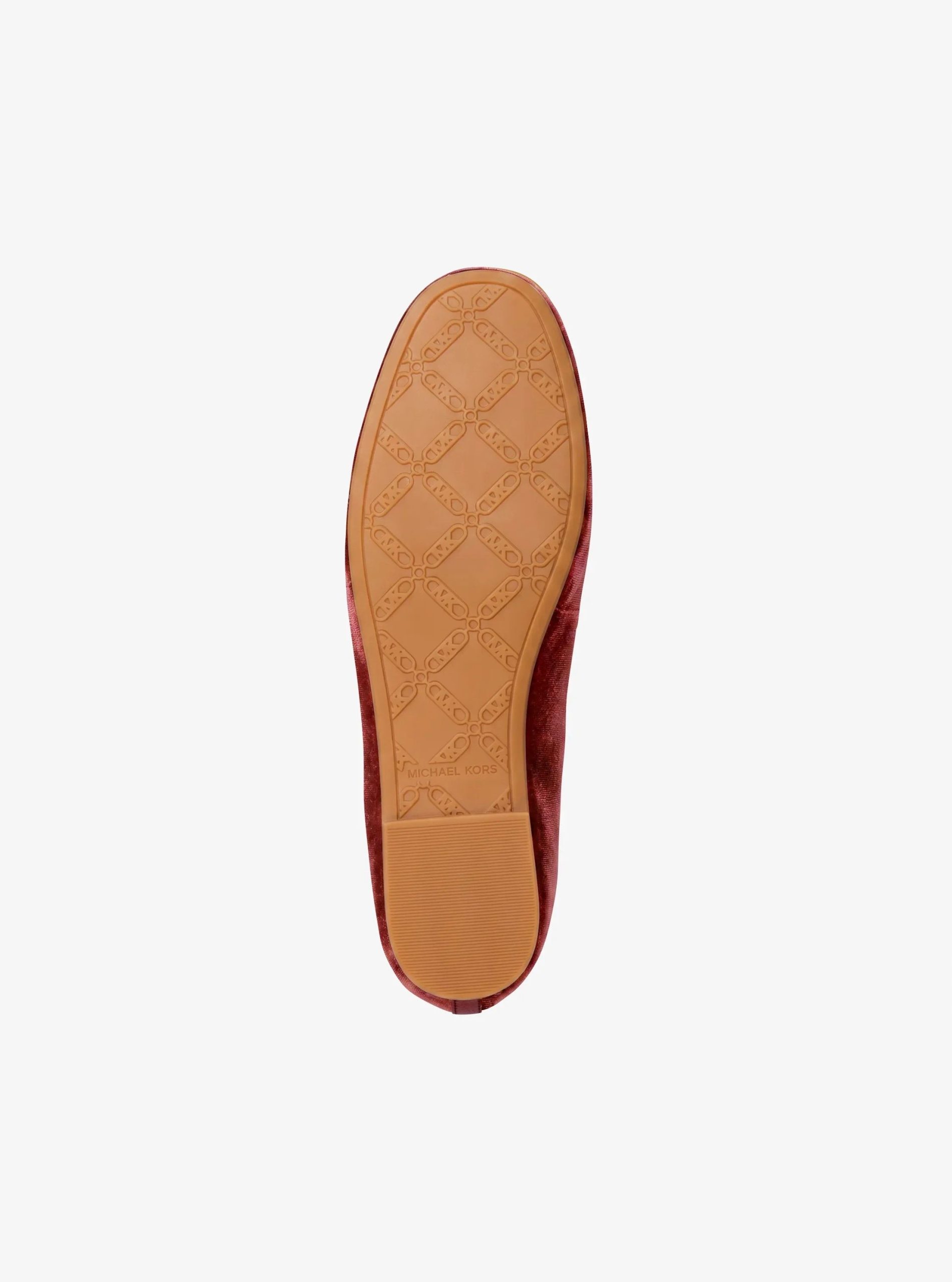 Michael Kors Savannah Logo Debossed Velvet Ballet Flat - Preorder