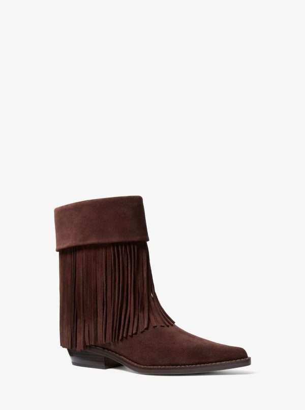 Michael Kors Nash Fringed Suede Boot - Preorder