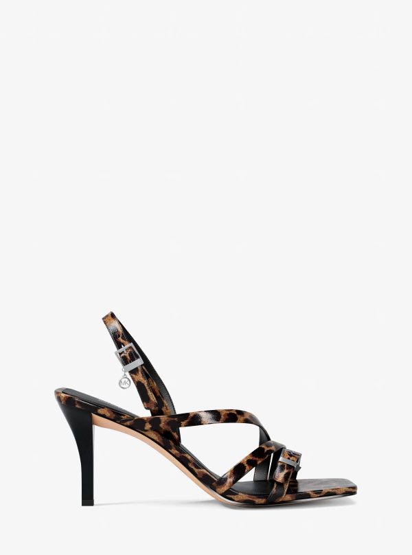 Michael Kors Yvette Leopard Print Sandal - Preorder