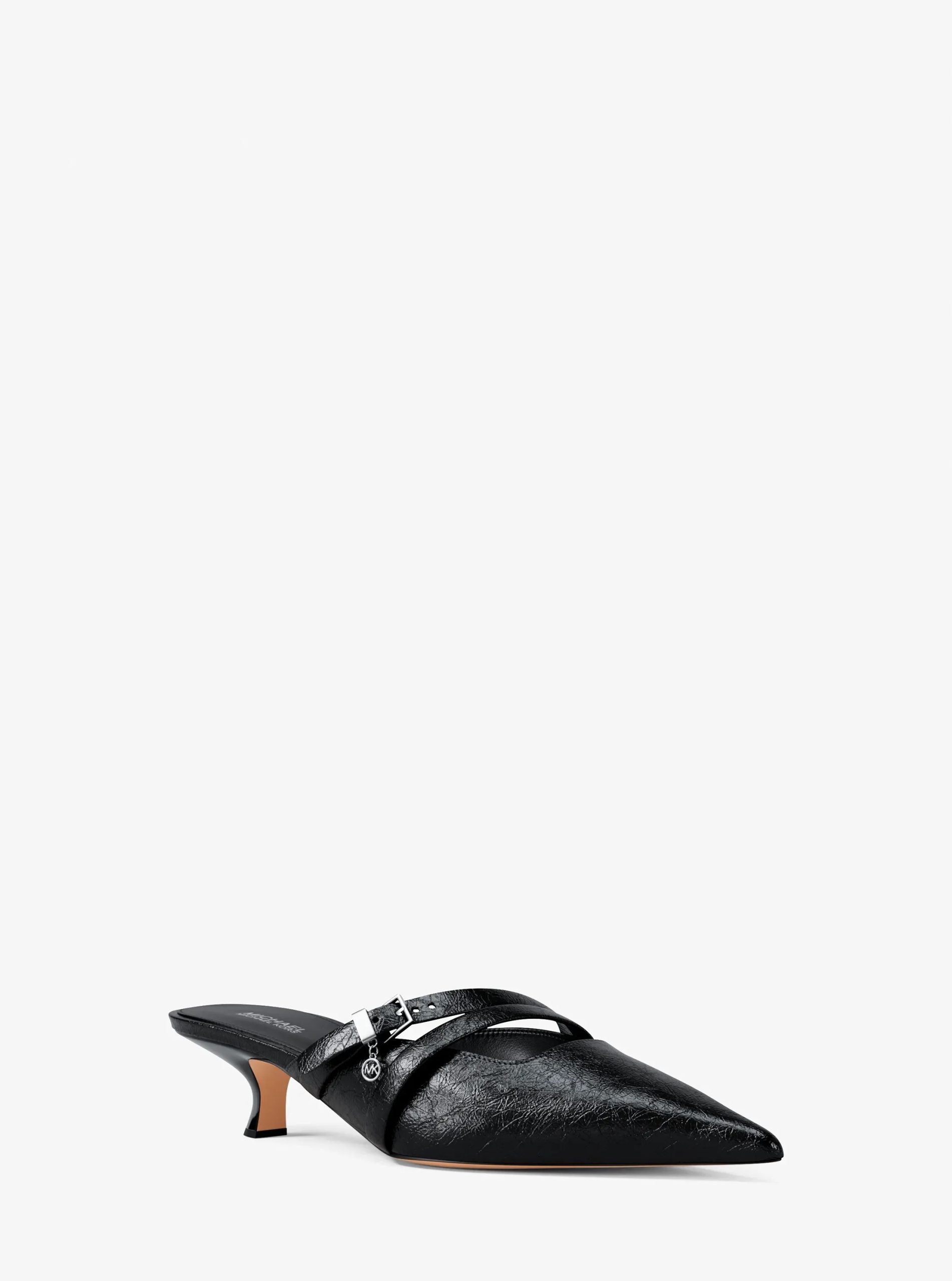 Michael Kors Yvette Crackled Kitten Mule - Preorder
