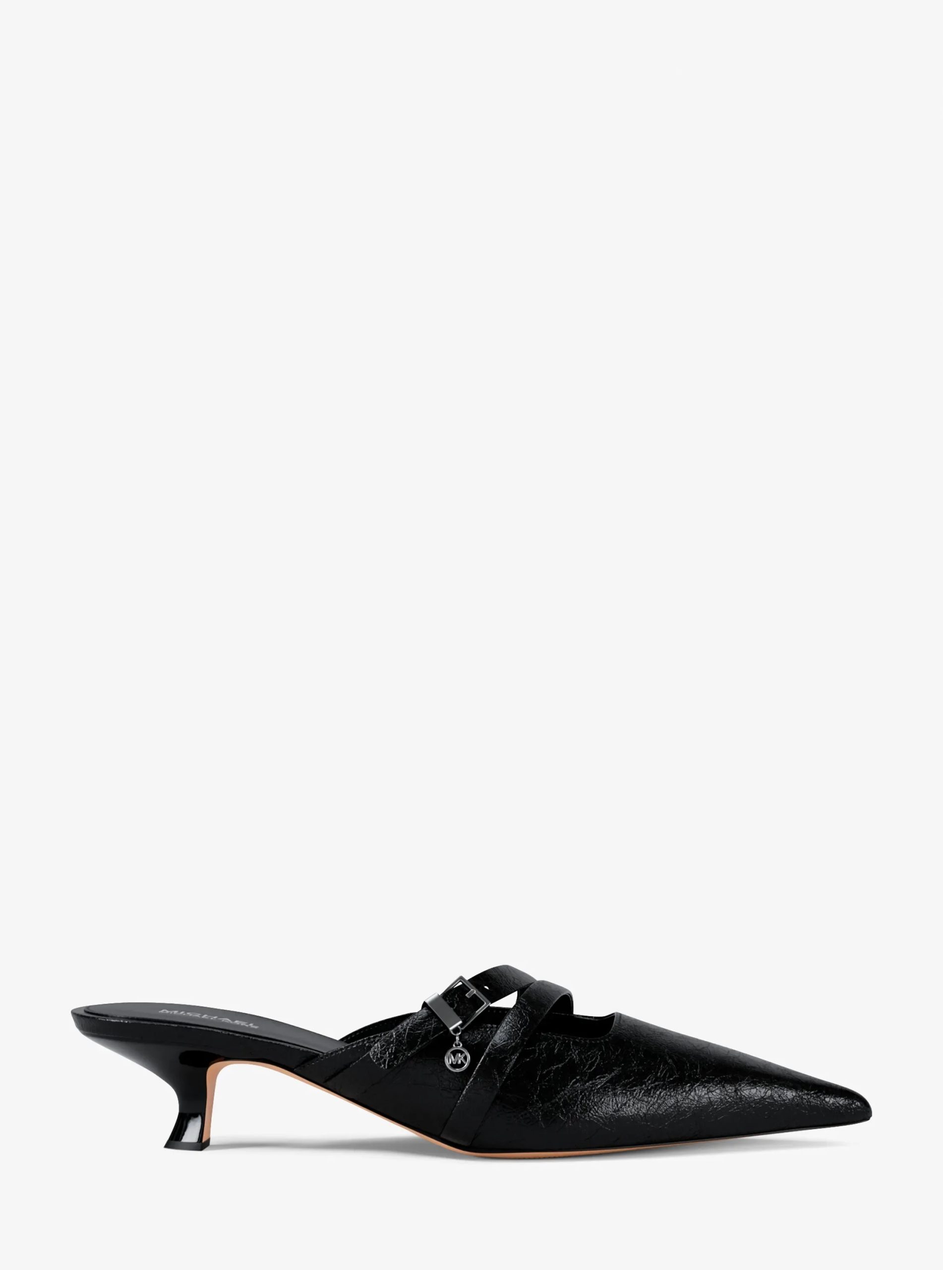 Michael Kors Yvette Crackled Kitten Mule - Preorder