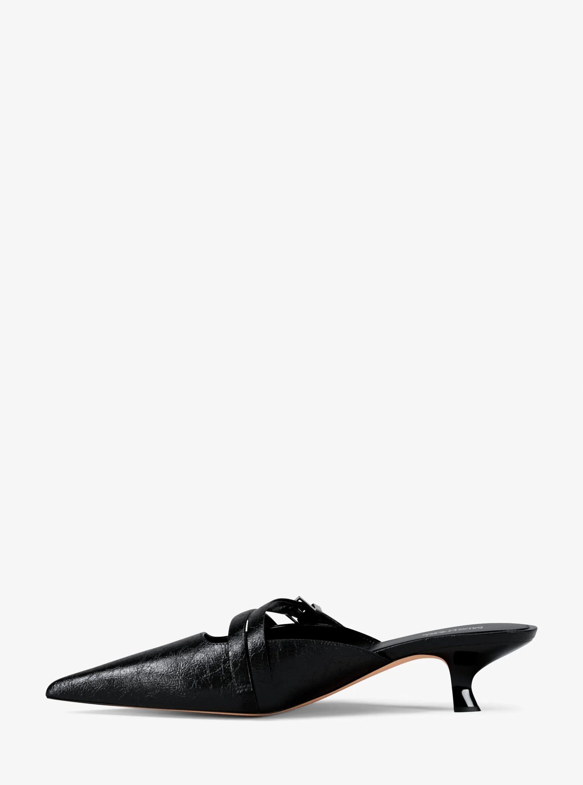 Michael Kors Yvette Crackled Kitten Mule - Preorder