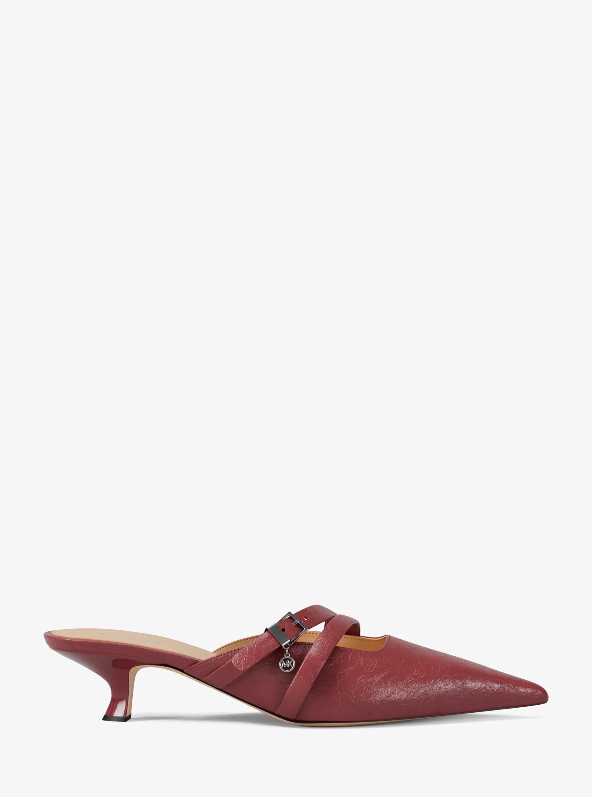 Michael Kors Yvette Crackled Kitten Mule - Preorder