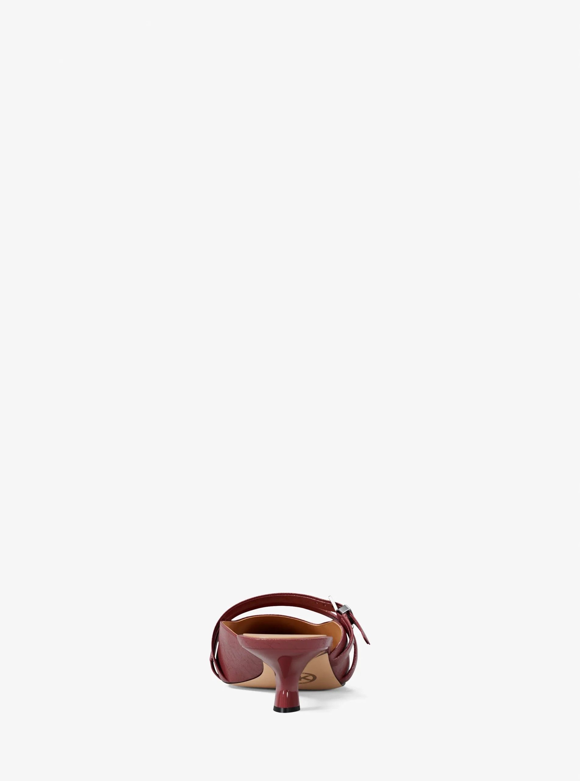 Michael Kors Yvette Crackled Kitten Mule - Preorder