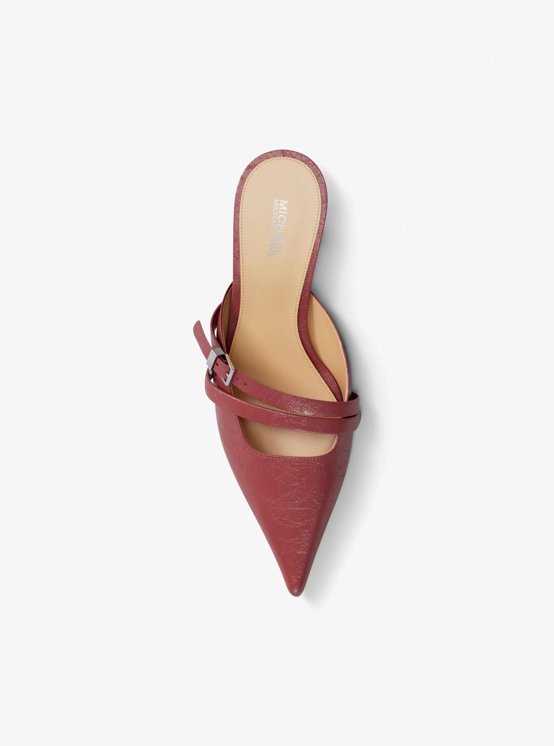 Michael Kors Yvette Crackled Kitten Mule - Preorder