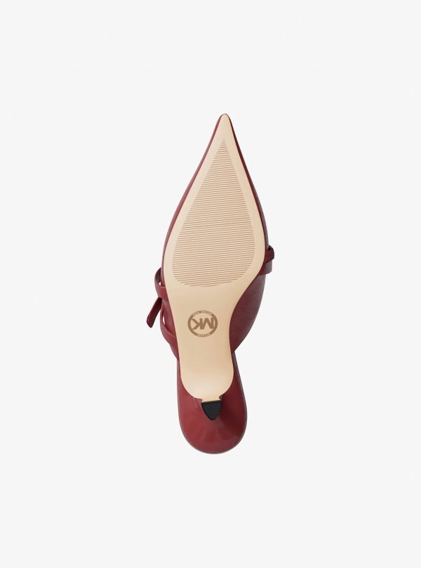 Michael Kors Yvette Crackled Kitten Mule - Preorder