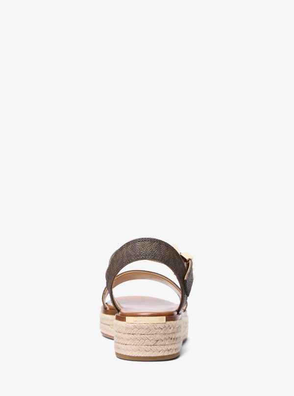 Michael Kors Richie Signature Logo Platform Espadrille Sandal - Preorder