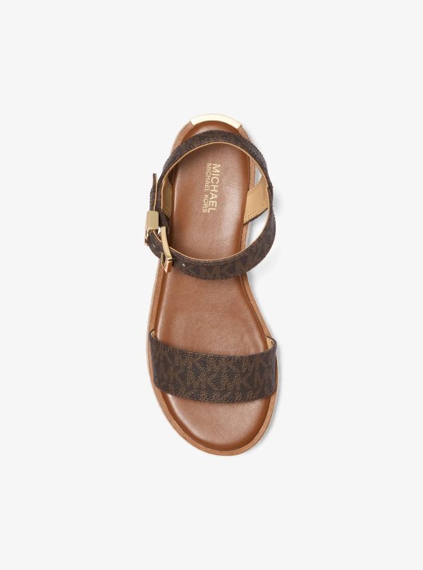 Michael Kors Richie Signature Logo Platform Espadrille Sandal - Preorder