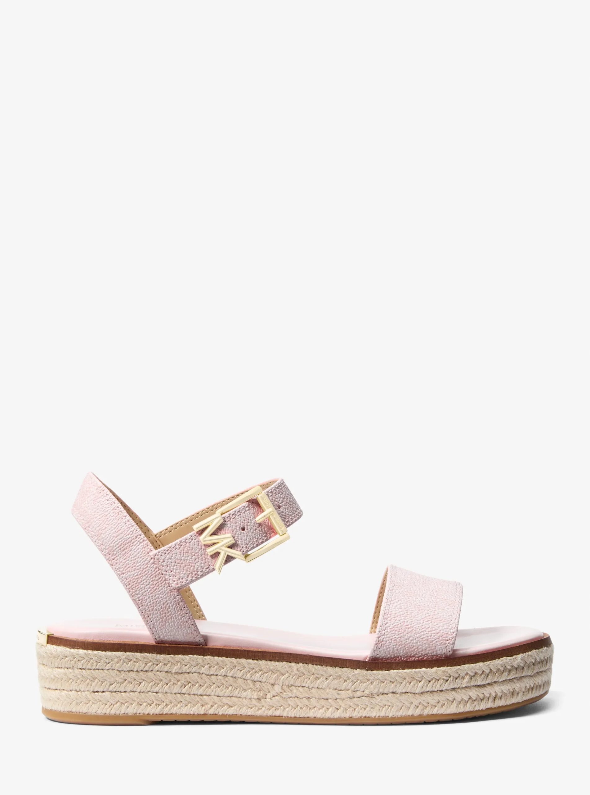 Michael Kors Richie Signature Logo Platform Espadrille Sandal - Preorder - Image 2
