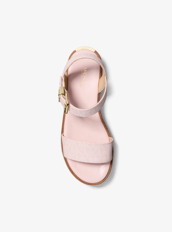 Michael Kors Richie Signature Logo Platform Espadrille Sandal - Preorder