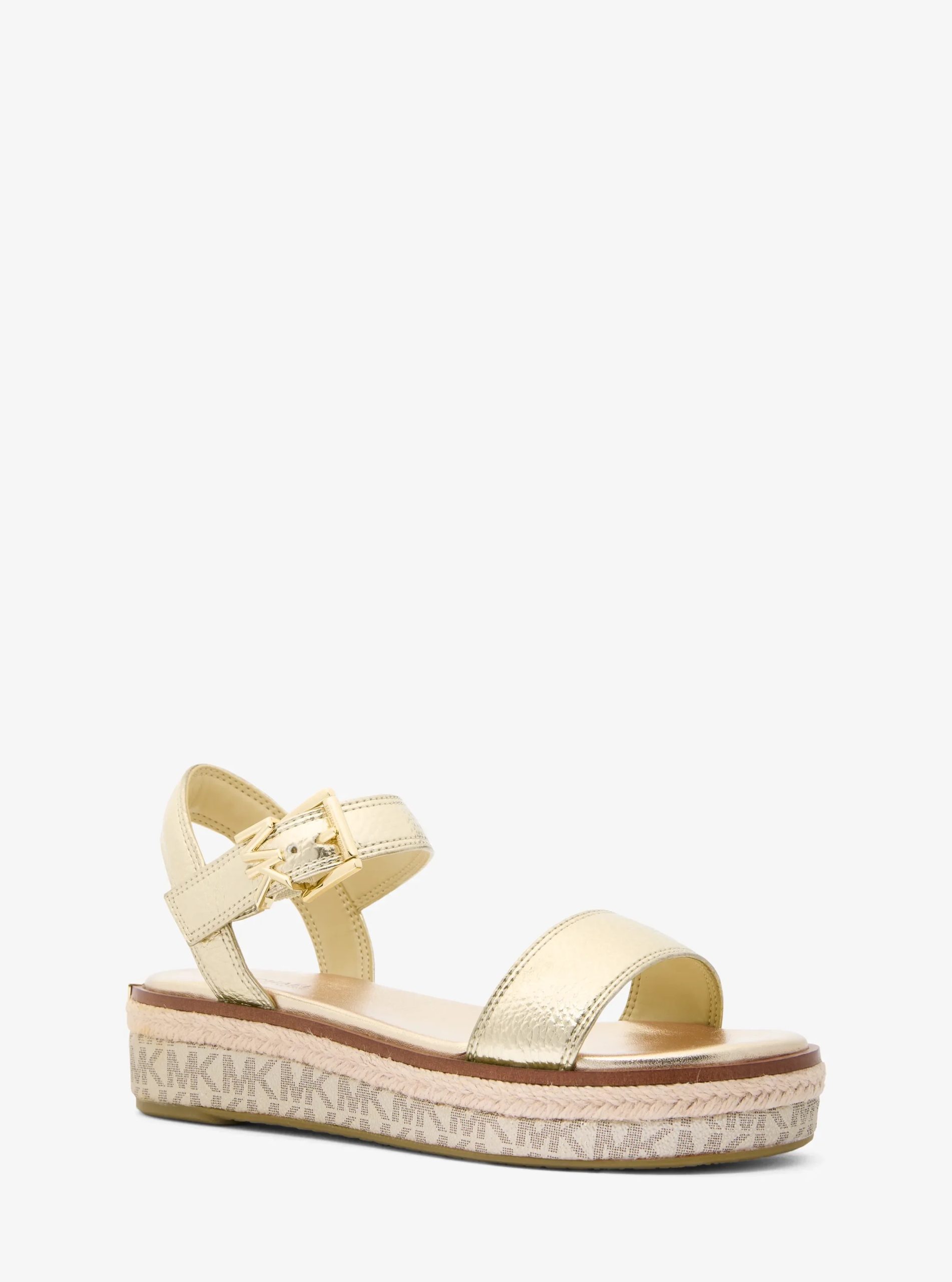 Michael Kors Richie Metallic Platform Espadrille Sandal - Preorder