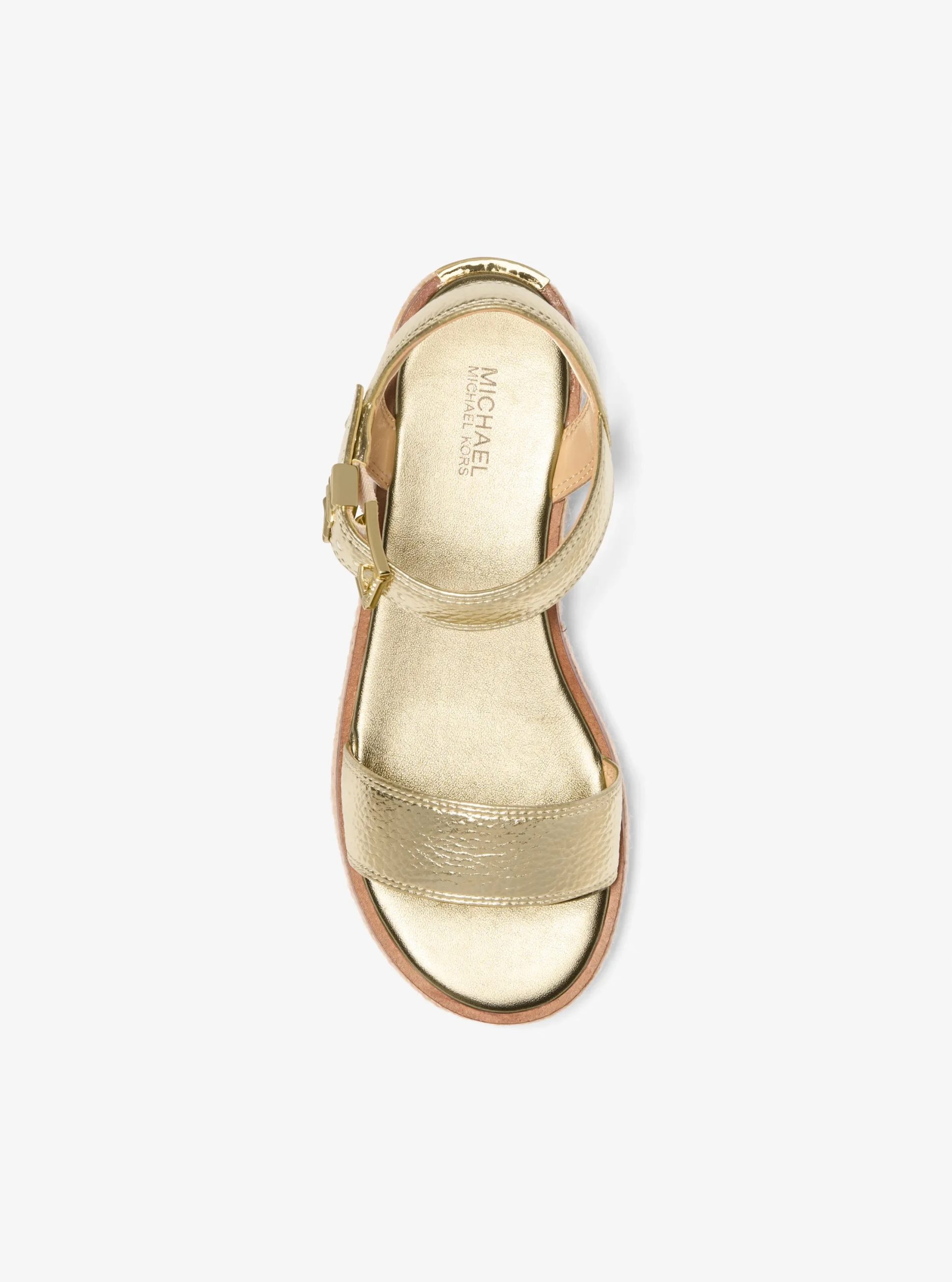Michael Kors Richie Metallic Platform Espadrille Sandal - Preorder - Image 4