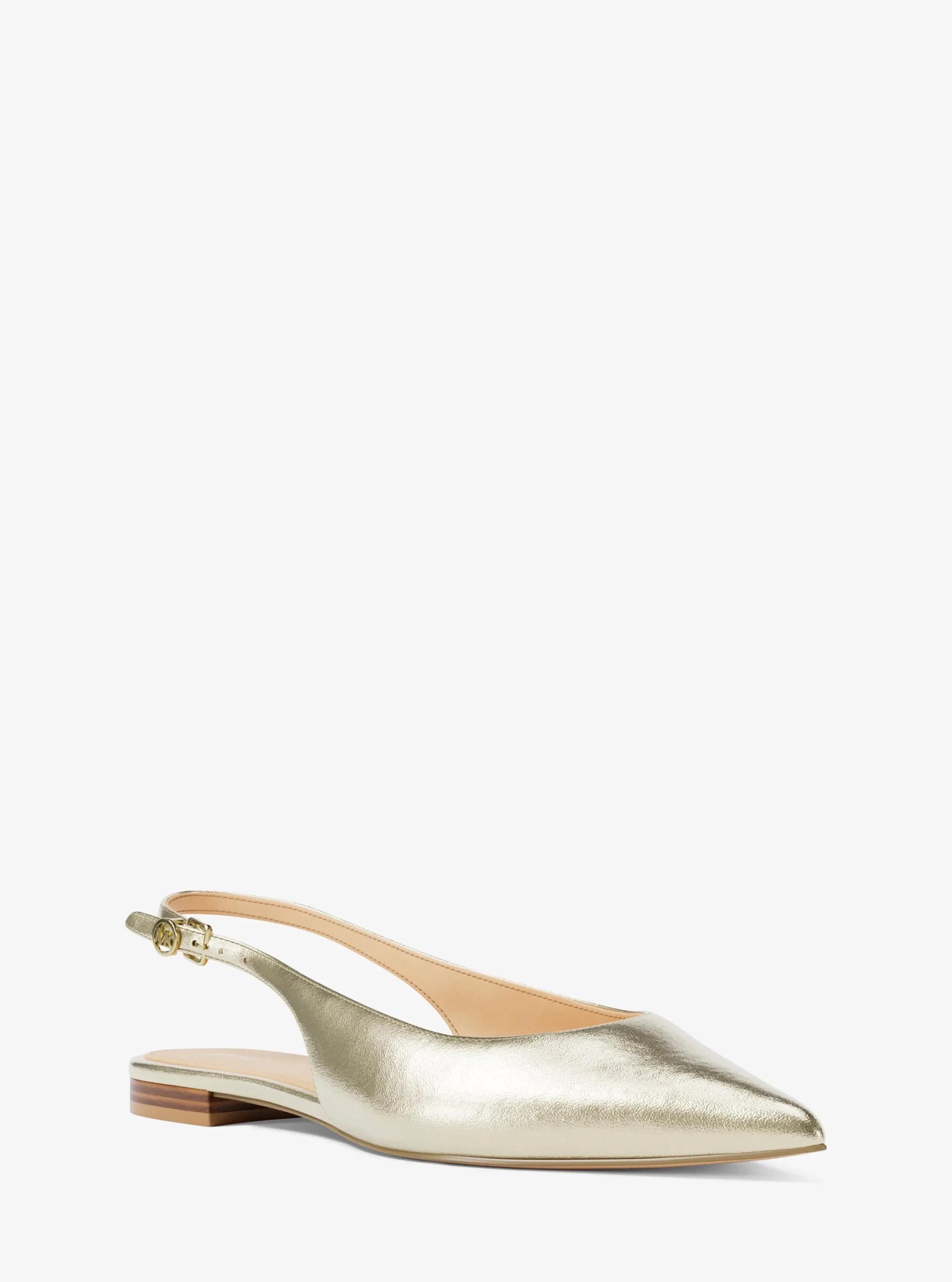 Michael Kors Amali Metallic Slingback Flat - Preorder