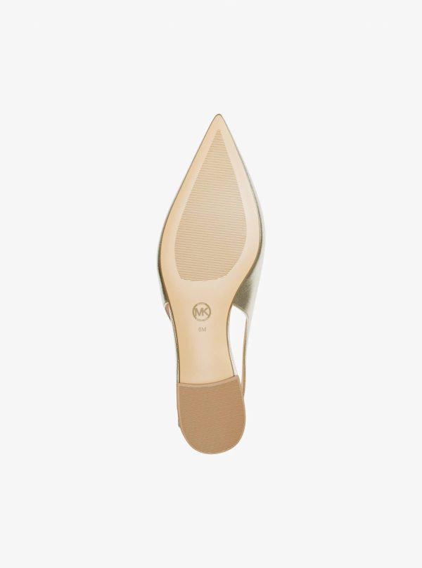 Michael Kors Amali Metallic Slingback Flat - Preorder