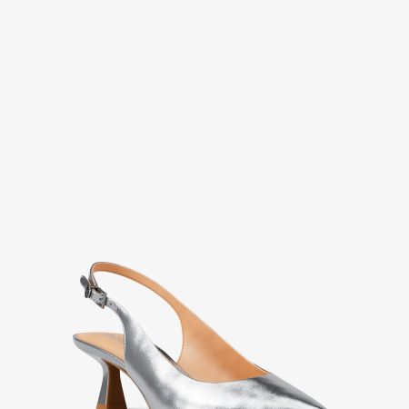 Michael Kors Amali Metallic Pump - Preorder — Silver
