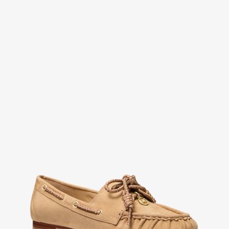 Michael Kors Demi Microsuede Mocassin - Preorder — Camel
