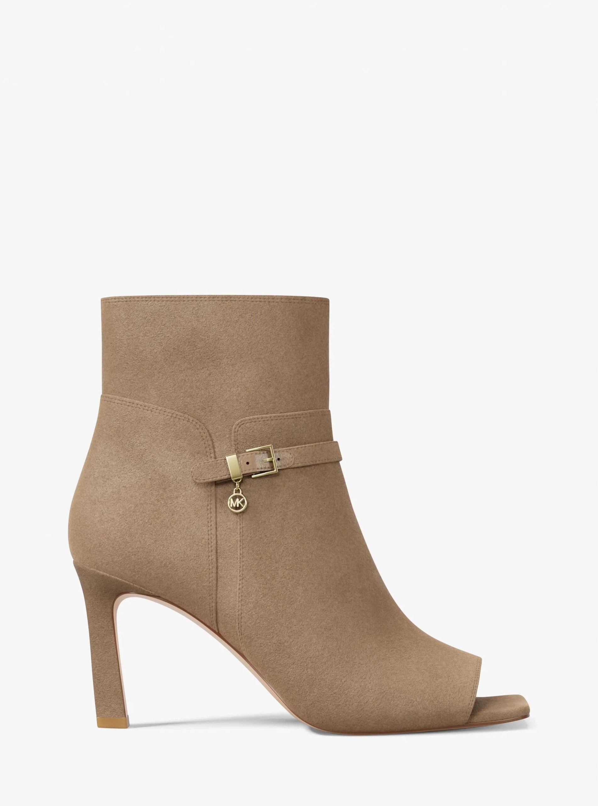 Michael Kors Yvette Microsuede Open-Toe Boot - Preorder