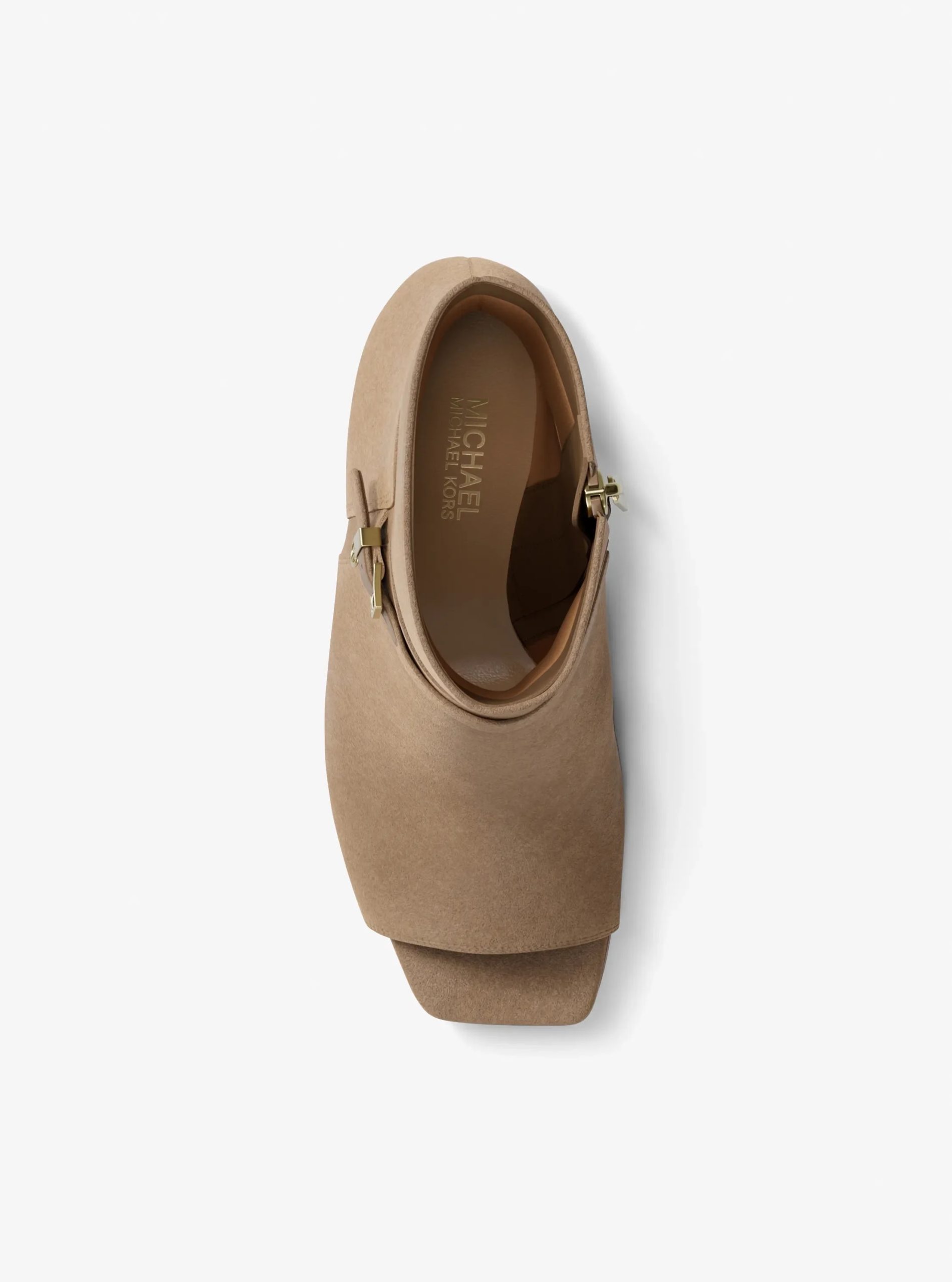 Michael Kors Yvette Microsuede Open-Toe Boot - Preorder