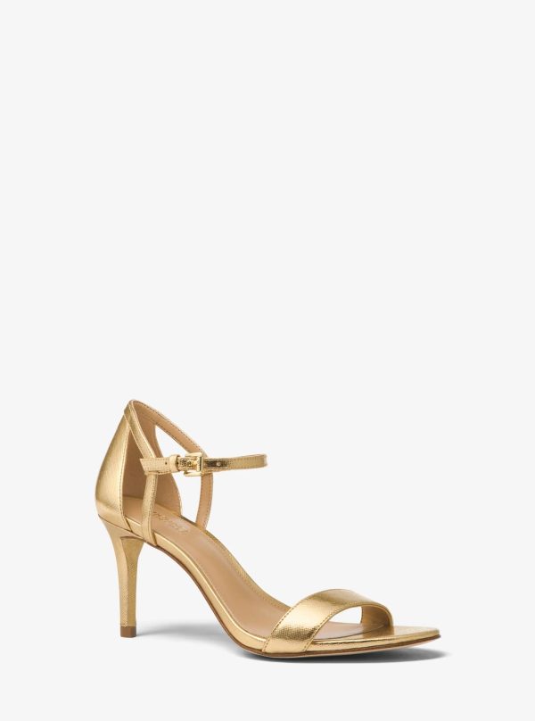 Michael Kors Simone Metallic Sandal - Preorder