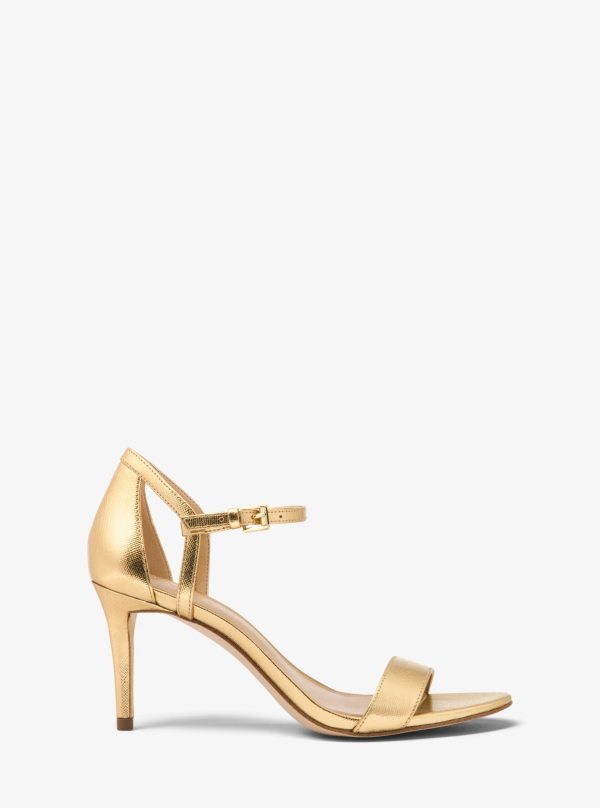 Michael Kors Simone Metallic Sandal - Preorder