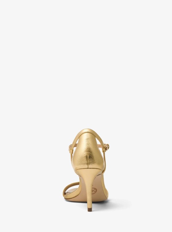 Michael Kors Simone Metallic Sandal - Preorder