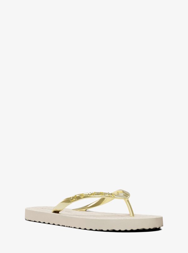 Michael Kors Signature Logo Flip Flops - Preorder