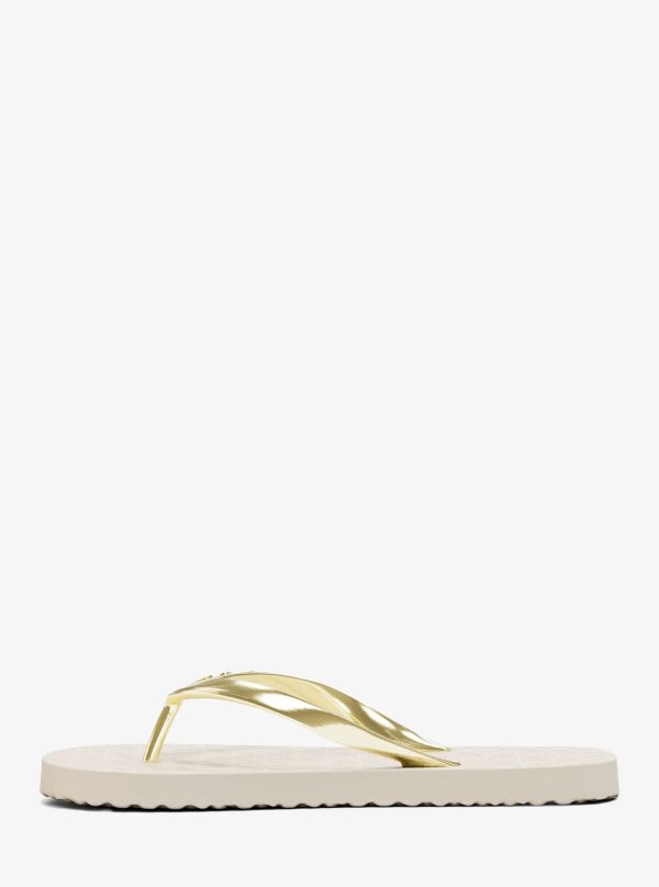 Michael Kors Signature Logo Flip Flops - Preorder