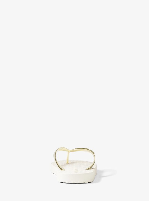 Michael Kors Signature Logo Flip Flops - Preorder
