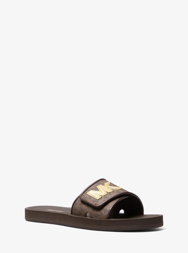 Michael Kors Palmer Signature Logo Slide Sandal - Preorder