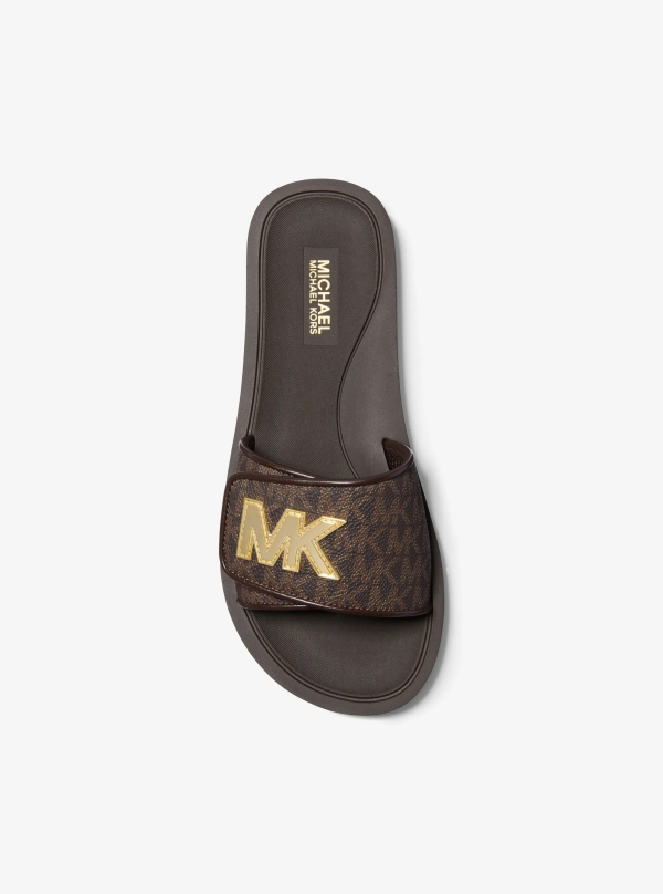 Michael Kors Palmer Signature Logo Slide Sandal - Preorder