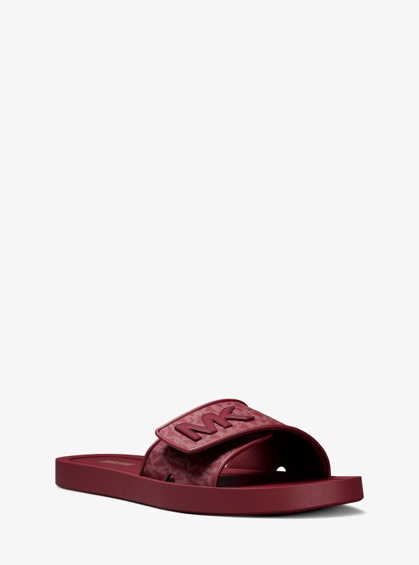 Michael Kors Palmer Signature Logo Slide Sandal - Preorder