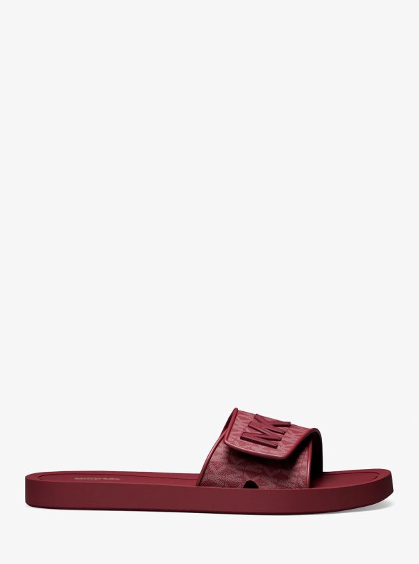 Michael Kors Palmer Signature Logo Slide Sandal - Preorder