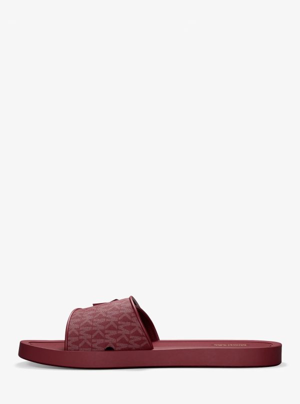 Michael Kors Palmer Signature Logo Slide Sandal - Preorder