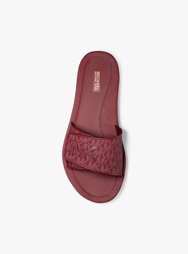 Michael Kors Palmer Signature Logo Slide Sandal - Preorder