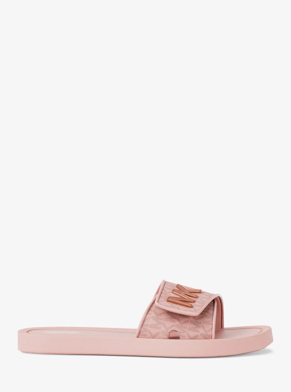 Michael Kors Palmer Signature Logo Slide Sandal - Preorder