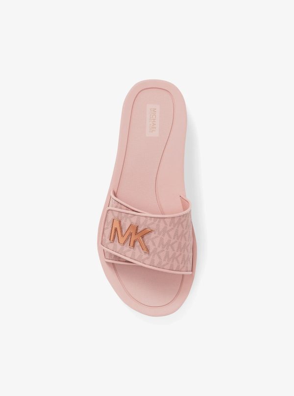 Michael Kors Palmer Signature Logo Slide Sandal - Preorder
