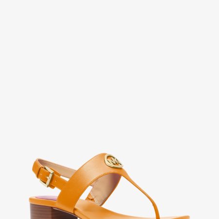 Michael Kors Hannah T-Strap Sandal - Preorder — Pop Orange
