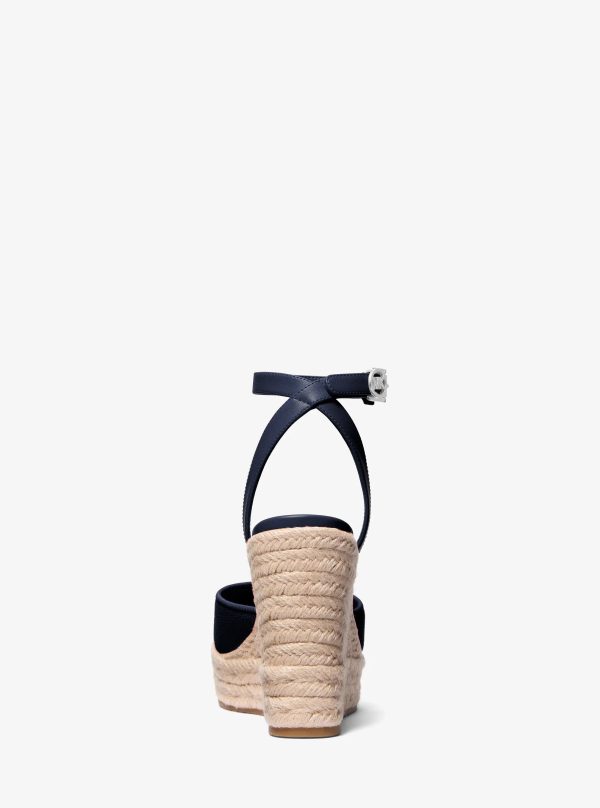 Michael Kors Larissa Cotton Canvas Espadrille Wedge - Preorder