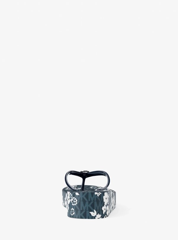 Michael Kors Bedford Printed Signature Logo Flip Flop - Preorder