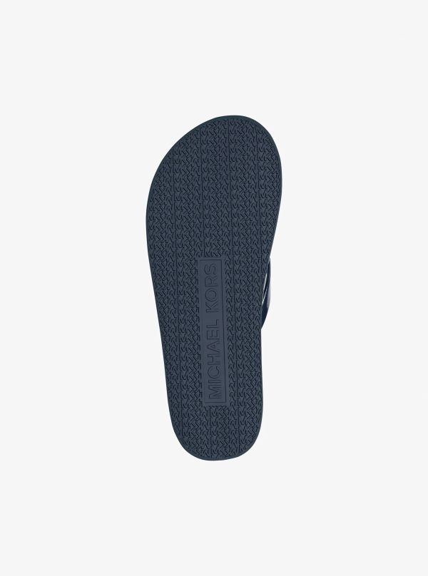 Michael Kors Bedford Printed Signature Logo Flip Flop - Preorder