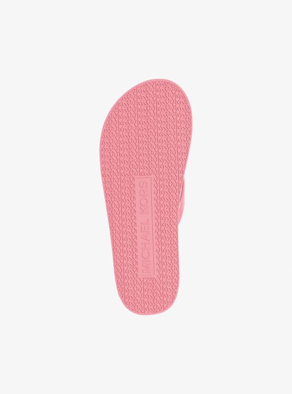 Michael Kors Bedford Printed Signature Logo Flip Flop - Preorder