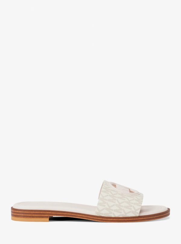 Michael Kors Carissa Signature Logo Slide Sandal - Preorder