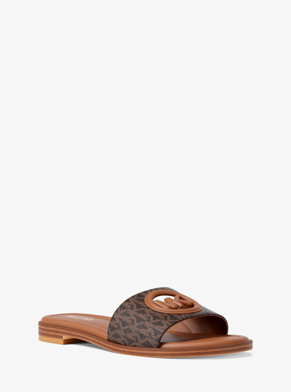Michael Kors Carissa Signature Logo Slide Sandal - Preorder