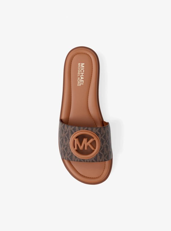 Michael Kors Carissa Signature Logo Slide Sandal - Preorder