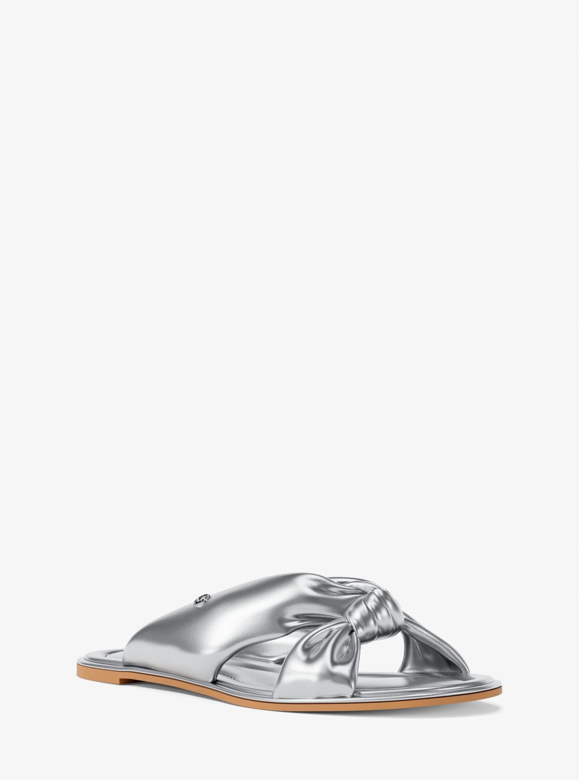 Michael Kors Elena Metallic Slide Sandal - Preorder