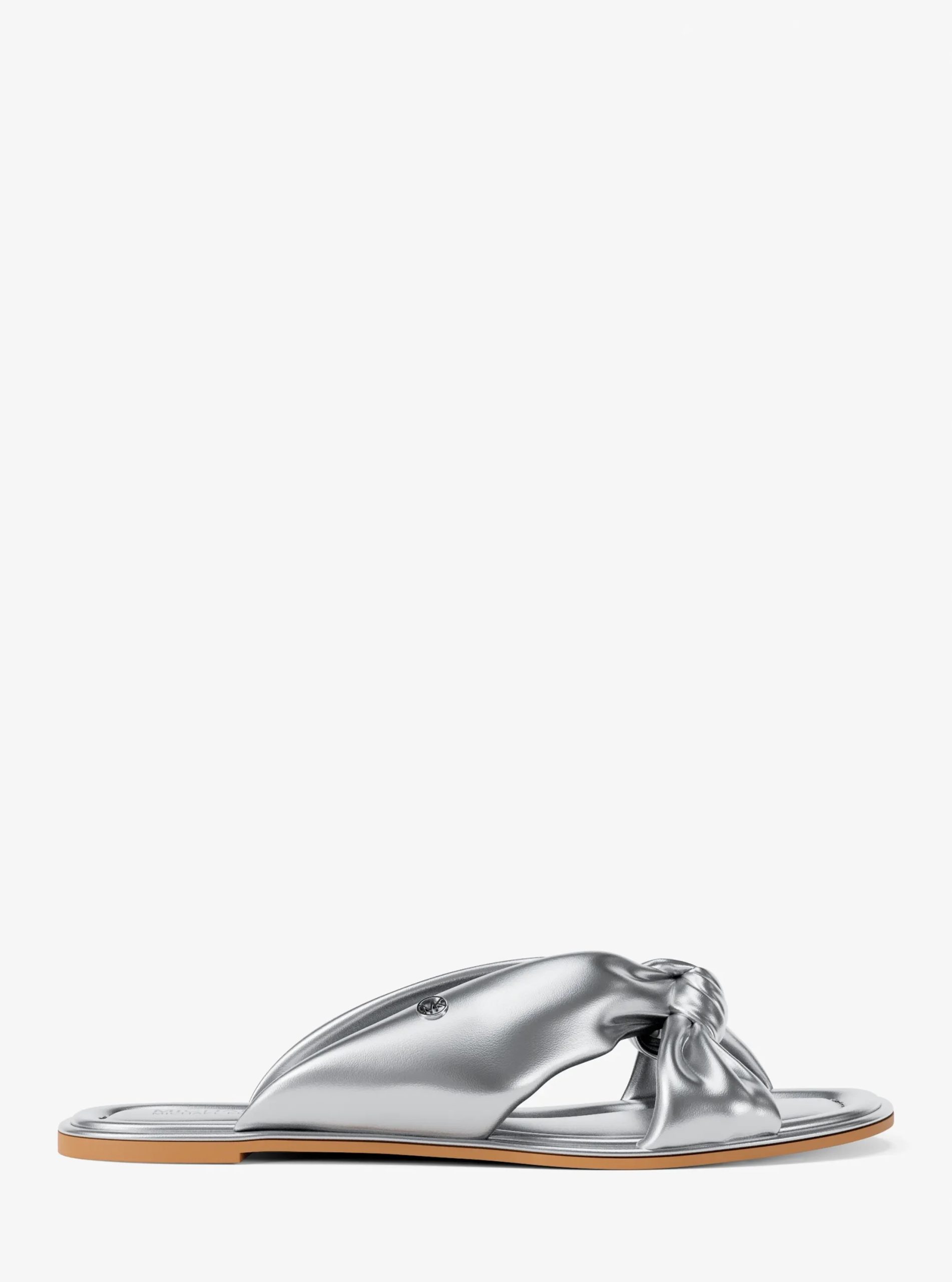 Michael Kors Elena Metallic Slide Sandal - Preorder