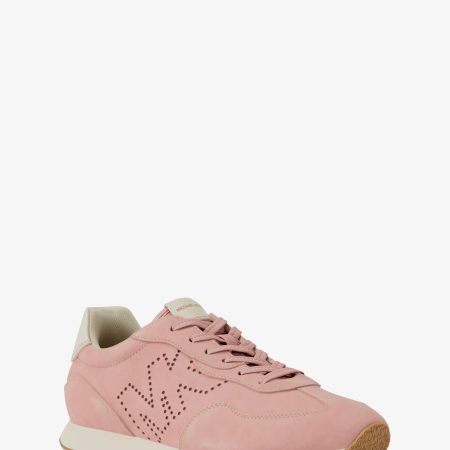 Michael Kors Essex Suede Trainer - Preorder — Powder Blush