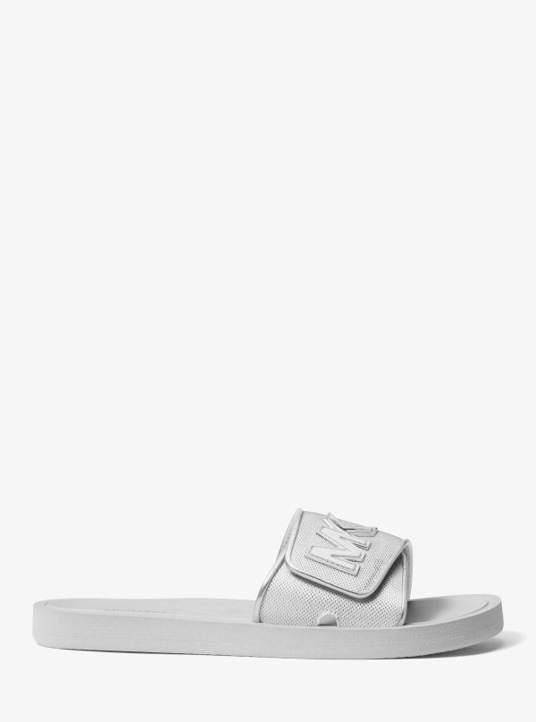 Michael Kors Palmer Metallic Mesh Slide Sandal - Preorder