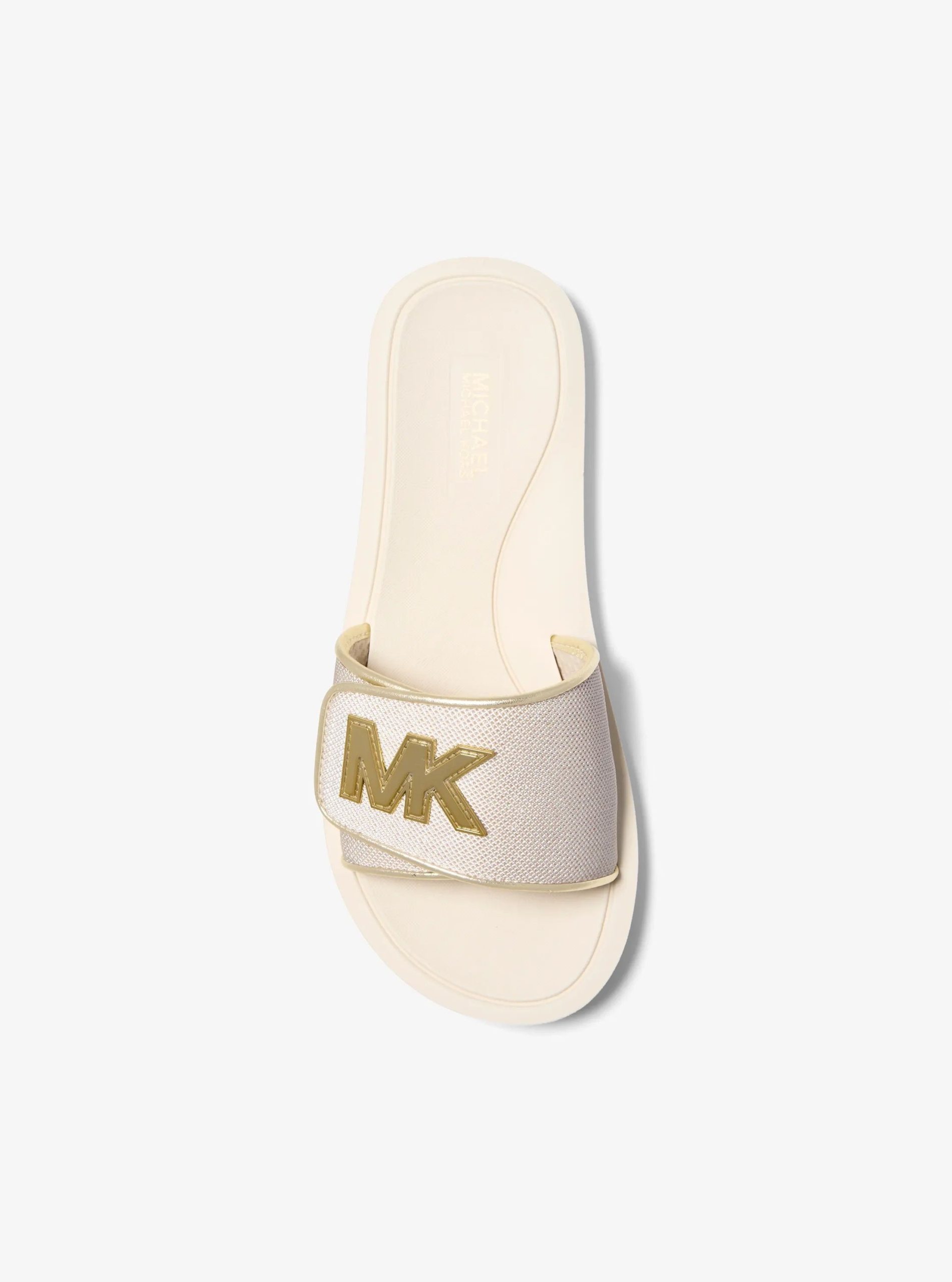 Michael Kors Palmer Metallic Mesh Slide Sandal - Preorder