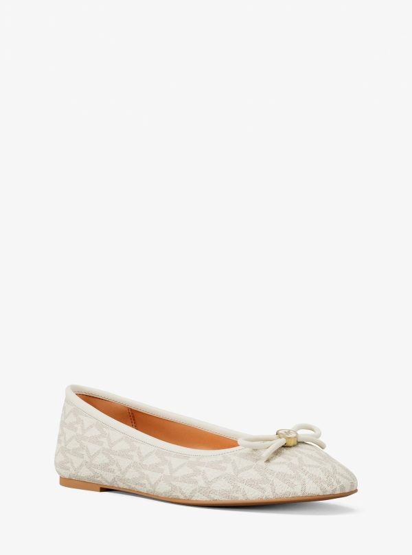 Michael Kors Savannah Signature Logo Ballet Flat - Preorder